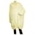 Autre Marque marfil crossley 100% Chaqueta larga con capucha de punto de lana con un botón talla L Crudo  ref.990270