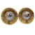 CHANEL Earring Gold Tone CC Auth ar9887b Metal  ref.990457
