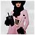 Otoño de la vendimia de Chanel 1994  Cinturón corsé de cuero con hebilla trapezoidal Negro - vista 3