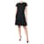 Rebecca Taylor Vestido preto de renda de tweed na altura do joelho - tamanho Reino Unido 10 Algodão  ref.991050