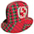 Gucci cappelli Rosso Verde Lana  ref.991112