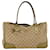 GUCCI GG Canvas Shoulder Bag Leather Beige Gold 168805 auth 47525 Golden  ref.991191