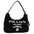 PRADA Terry Hand Bag Re Edition 2000 black White 1NE515 auth 47189a Cotton  ref.991488