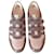 Silvano Lattanzi Slip-on sneakers Beige Grey Leather  ref.991548