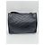 Borsa tote Monogram Yves Saint Laurent in pelle nera Nero - vista 12