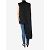 Alexander Mcqueen Cappotto asimmetrico nero senza maniche - taglia IT 38 - vista 2