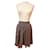 Soeur Skirts Brown Dark grey Polyester Wool Viscose Elastane  ref.992103