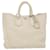 PRADA Hand Bag Leather White Auth ar9846  ref.992323