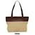 CHANEL Tote Bag Canvas Leather Beige CC Auth am4672 Cloth  ref.992369