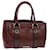 BURBERRY Hand Bag Leather Red Auth am4670  ref.992406