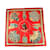 Hermès HERMES  Silk handkerchief T.  silk Red  ref.992667