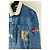 Autre Marque Karl Kani Denim Patchjacke Indigo Mehrfarben - Ansicht 2