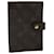 LOUIS VUITTON Monogram Agenda PM Day Planner Cover R20005 Autenticação de LV 48382 Monograma Lona  ref.993439