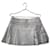 CHANEL Mini-jupe plissée lamée dorée Coton  ref.993658