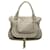 Chloé Chloe Marcie Mittelgroße Handtasche aus „Motty Grey“-Kalbsleder Grau Kalbähnliches Kalb  ref.993857