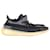 Autre Marque ADIDAS YEEZY BOOST 350 V2 Sneakers in „Carbon“ in hellgrauem Primeknit Acetat Zellulosefaser  ref.993920