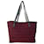 FENDI Zucchino Hand with Pouch 2447.8BH056.029 handbag Red Leather  ref.993923
