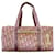 Dior Trotter Canvas x Patent Leather Handbag Pink Boston bag  ref.994008