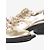 Simone Rocha Goldene Schuhe mit dreifachem Schnürsenkel und Absatz – Größe EU 38 - Ansicht 5