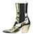 Prada Gold Calzature Donna metallic ombre ankle boots - size EU 39 Leather  ref.994030