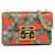 Gucci Brown GG Supreme Strawberry Padlock Crossbody Bag Beige Cloth Cloth  ref.994164