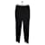 Pantalon taille basse noir Chanel Polyester  ref.994664