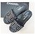 Ciabatte Chanel CC in tweed a rete Multicolore - vista 2
