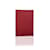 Hermès Hermes Vintage cuero rojo agenda simple cubierta de cuaderno Roja  ref.996275