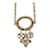 Louis Vuitton Pulseira de Strass My Blooming M00583 Dourado Metal  ref.996288