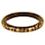 Louis Vuitton Thin Inclusion PM marron avec bracelet jonc à paillettes en résine dorée  ref.996476