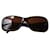 Fendi occhiali da sole Marrone scuro Plastica  ref.996749