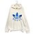 ***Felpa con cappuccio con logo GUCCI x adidas Bianco