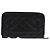 Cartera larga CHANEL Cambon Line Piel de cordero Negro CC Auth th3796 - vista 2