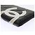 Cartera larga CHANEL Cambon Line Piel de cordero Negro CC Auth th3796 - vista 7