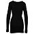 Camiseta Enza Costa Larga Negro - vista 2