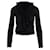Autre Marque Terre Alte Ruffled Neck Sweater Black  ref.997095