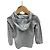Sweat à capuche Gucci gris en coton garçon - vue 2