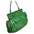 Fendi green leather to you convertible clutch  ref.997365