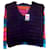 Superb short sleeveless vest knitted black rabbit hair Rodier size XL  ref.997380