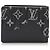 Louis Vuitton Black Nigo Monogram Denim Slender Wallet Schwarz - Ansicht 3