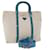 Prada Hand Bag Nylon 2way White Turquoise Blue Auth 48007  ref.998299