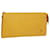 Bolsa de acessórios LOUIS VUITTON Epi Pochette Amarelo M52989 auth 47831 Couro  ref.998370