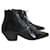 SAINT LAURENT  Ankle boots T.EU 38.5 Patent leather Black  ref.998435