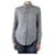 Isabel Marant Etoile Blue button-up checked shirt - size UK 10 Cotton  ref.998880