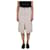 Isabel Marant Cream pocket panelled midi skirt - size UK 10 Cotton  ref.998900