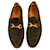 Gucci Horsebit Men's Blue Suede Moccasin Loafers Shoes size 8.5  ref.998930