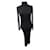 Tommy Hilfiger Dresses Black Silvery Cotton Metal  ref.999132