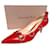 Gianvito Rossi Heels Red Leather  ref.999154