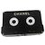 Trendy CC Pochette Chanel con nastro a cassetta in lucite nera Nero