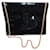 Yves Saint Laurent shoulder clutch bag Black Golden Synthetic Chain  ref.999284